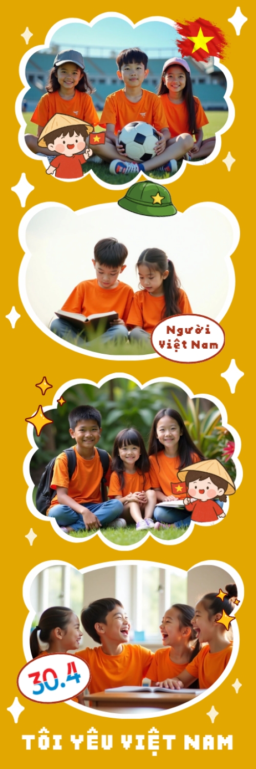 Mẫu thiết kế Bộ Ảnh Photobooth Tôi yêu Việt Nam 1779999390