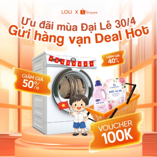 Mẫu thiết kế Ảnh sản phẩm Ưu đãi mùa Đại Lễ gửi hàng vạn Deal Hot 1778442285