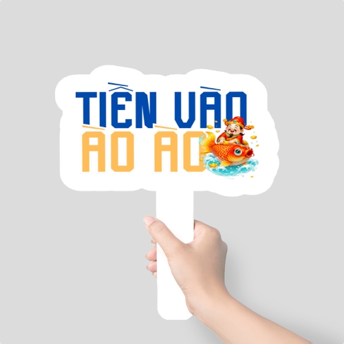 Mẫu thiết kế Hashtag cầm tay Tiền vào ào ào 1778442636
