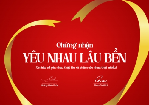 Mẫu thiết kế Bằng khen Yêu nhau lâu bền 1778442556