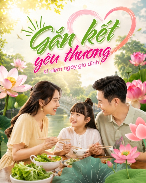 Mẫu thiết kế Bài post MXH dọc Gắn kết yêu thương 1780163120