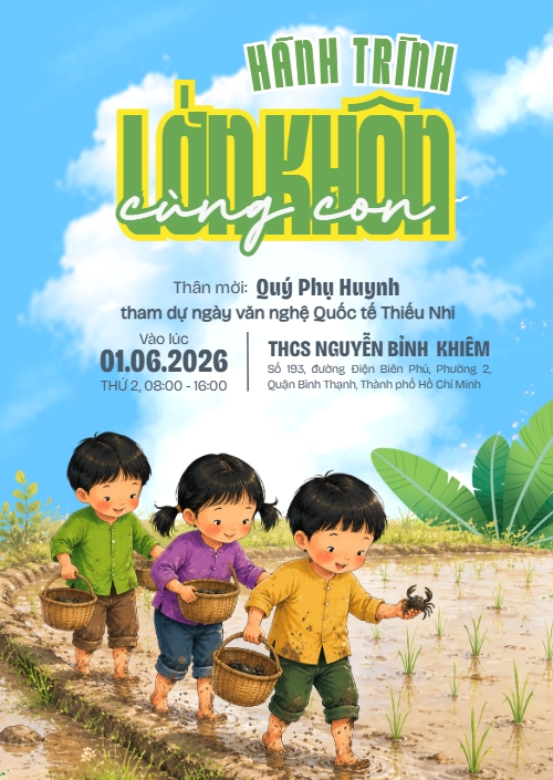 Mẫu thiết kế Thư mời Hành trình lớn khôn cùng con 1779473131