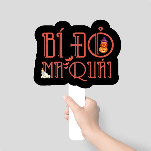 Mẫu thiết kế Hashtag cầm tay Halloween, lễ hội ma quái, sự kiện, event, dễ thương, cute, chibi, hoạt hình, cartoon 1780235790