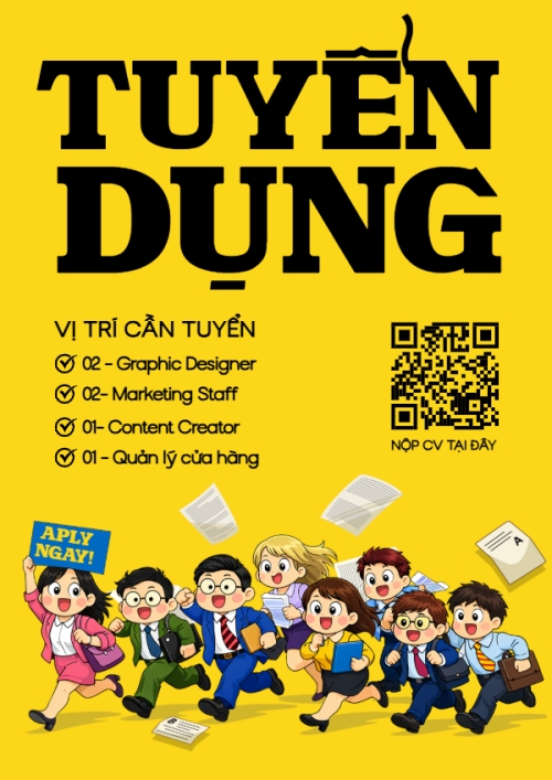 Mẫu thiết kế Poster chuẩn Tuyển dụng nhân tài 1777575055