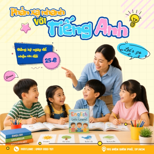 Mẫu thiết kế Bài post MXH vuông Phản xạ nhanh với Tiếng Anh 1780239069