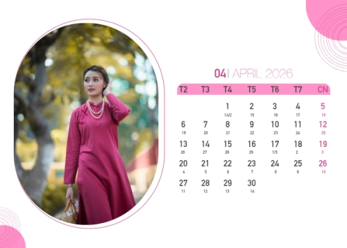 Mẫu thiết kế Lịch để bàn Tết, Xuân, Bính ngọ, năm 2026, 2026, hiện đại, modern, đơn giản, simple 1780077644