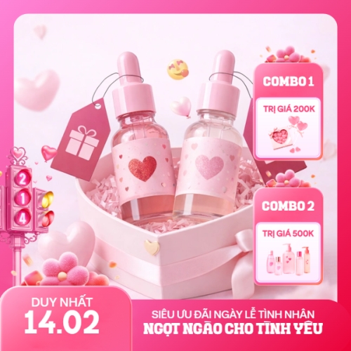 Mẫu thiết kế Khung sản phẩm Siêu ưu đãi ngày lễ tình nhân 1777575707