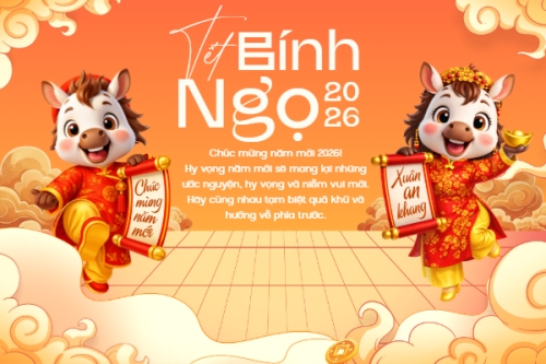 Mẫu thiết kế Thank you card Tết Bính Ngọ 2026 1778441826