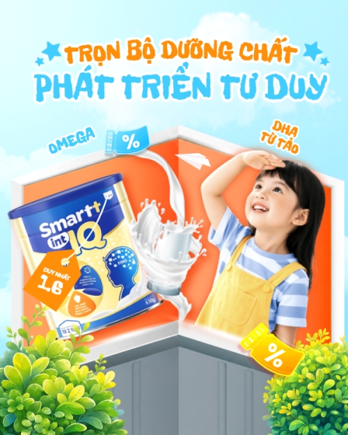 Mẫu thiết kế Bài post MXH dọc Trọn bộ dưỡng chất phát triển tư duy 1780163298