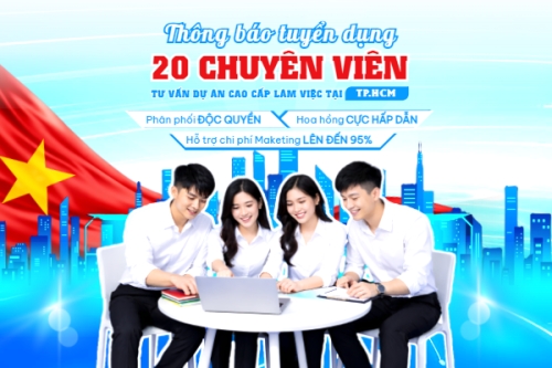 Mẫu thiết kế Bài post MXH ngang Thông báo tuyển chuyên viên tư vấn 1778442333