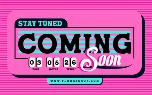 Mẫu thiết kế Banner - Băng rôn Coming soon 1777574658