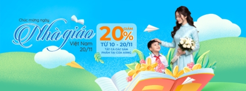 Mẫu thiết kế Ảnh bìa Facebook Chào mừng ngày Nhà Giáo Việt Nam 20/11 1777998840