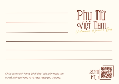 Mẫu thiết kế Thiệp chúc mừng 20/10, Ngày phụ nữ Việt Nam, Vietnamese Women's Day, phụ nữ, sự kiện, event, mỹ phẩm, làm đẹp, beauty, hiện đại, modern 1777580006