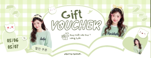 Mẫu thiết kế Gift voucher Kpop, idol, thần tượng, âm nhạc, music, sự kiện, event, giải trí 1778442994
