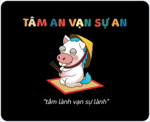 Mẫu thiết kế Tấm lót chuột Tâm an vạn sự an, Tâm lành vạn sự lành 1777742354