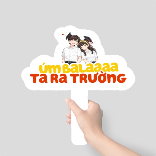 Mẫu thiết kế Hashtag cầm tay Úm balaaaa ta ra trường 1778441924