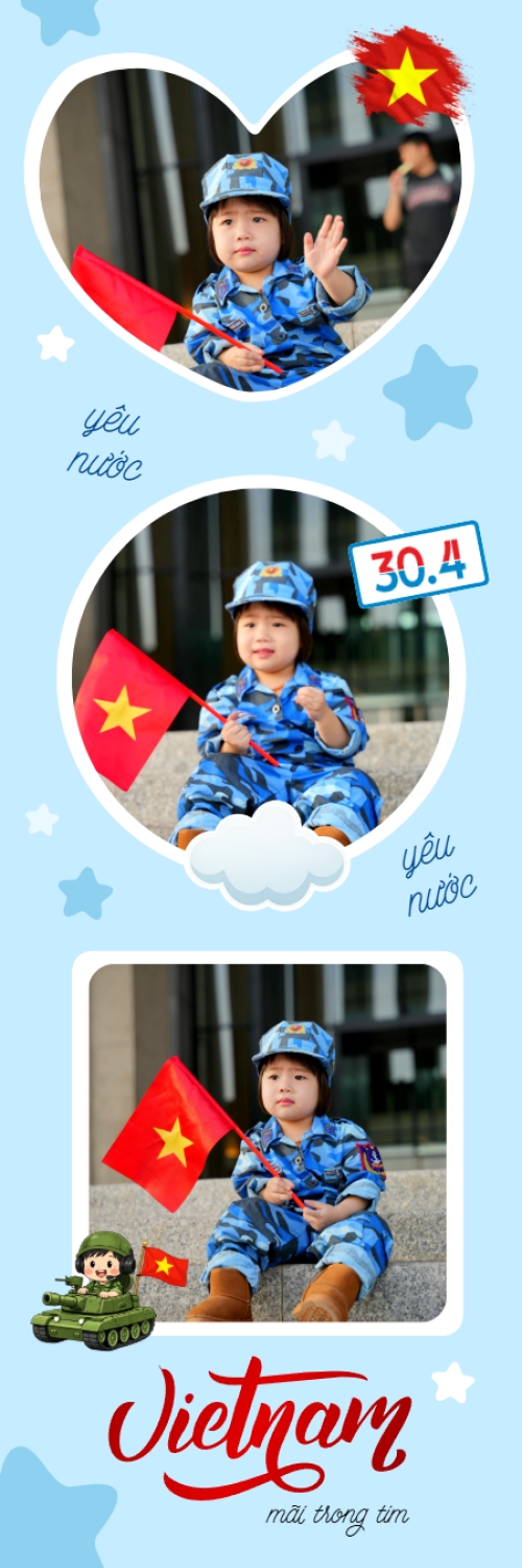 Mẫu thiết kế Bộ Ảnh Photobooth Việt Nam mãi trong tim 1779996856