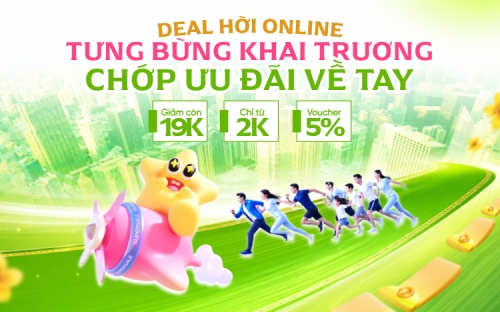 Mẫu thiết kế Banner - Băng rôn Tưng bừng khai trương chớp ưu đãi về 1779679633
