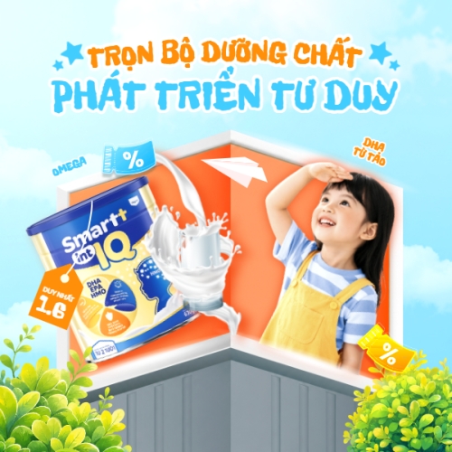 Mẫu thiết kế Bài post MXH vuông Trọn bộ dưỡng chất phát triển tư duy 1778837004