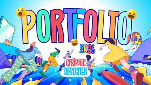 Mẫu thiết kế Bài thuyết trình Portfolio Graphic Designer 1777570625