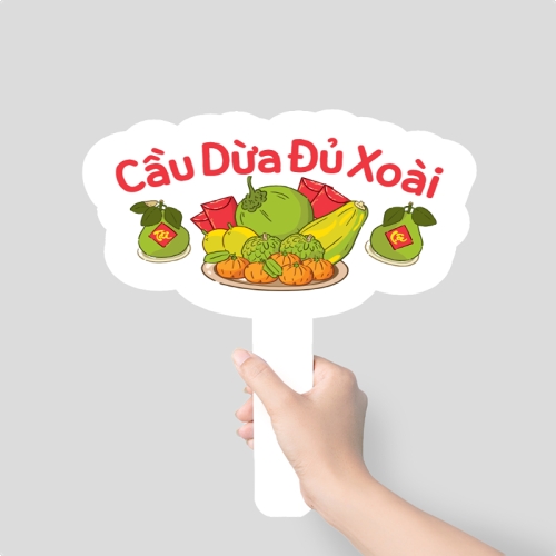 Mẫu thiết kế Hashtag cầm tay Cầu dừa đủ xoài 1778442543