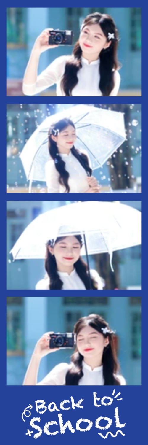 Mẫu thiết kế Bộ Ảnh Photobooth Tựu trường, đến trường, nhập học, giáo dục, education, school, trường học, hiện đại, modern 1779987754