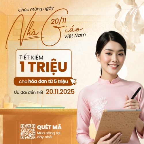 Mẫu thiết kế Bài post MXH vuông Giảm giá ngày 20/11 1777570685