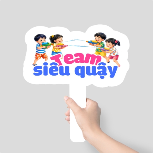 Mẫu thiết kế Hashtag cầm tay Team siêu quậy 1779473132