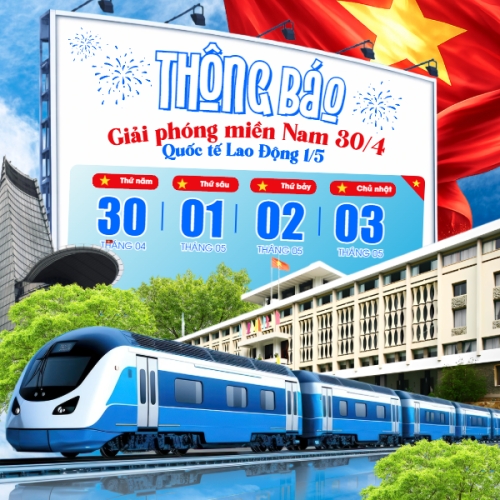 Mẫu thiết kế Bài post MXH vuông Lịch nghỉ lễ 30/4-1/5 1777570683