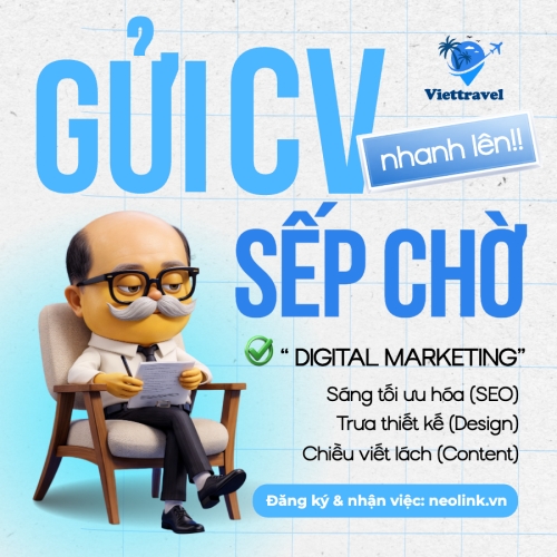 Mẫu thiết kế Bài post MXH vuông Gửi Cv, sếp chờ 1778442182