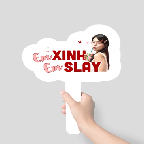Mẫu thiết kế Hashtag cầm tay Em xinh, em slay 1779638928