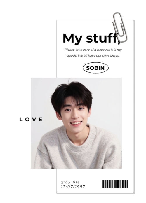Mẫu thiết kế Sổ tay Idol, thần tượng, tình yêu, love, cá nhân, nhân vật, personal style, signature 1778438771