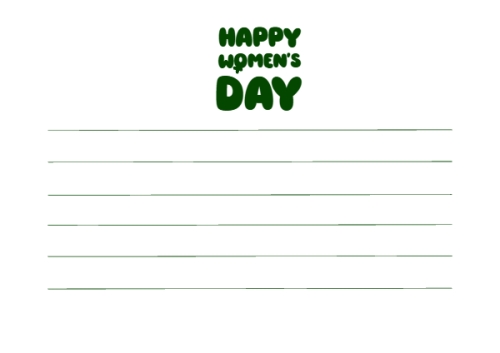 Mẫu thiết kế Thiệp chúc mừng Happy women's day 1778441767