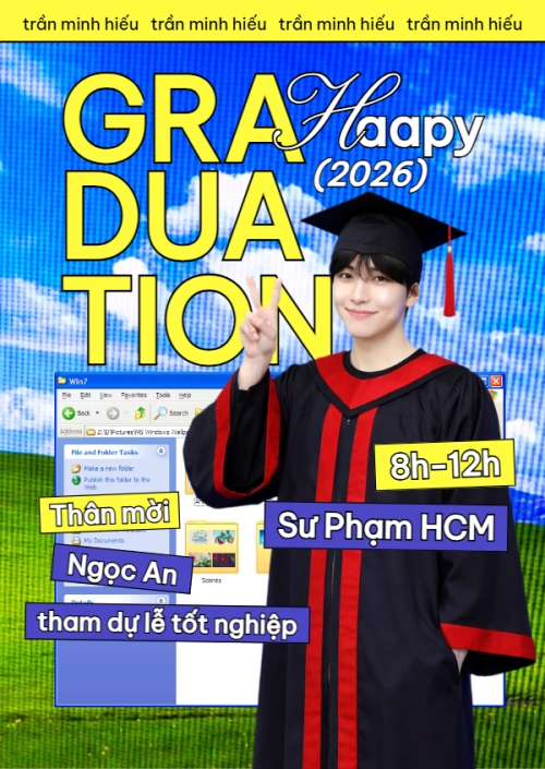 Mẫu thiết kế Thư mời Happy Graduation 1777570590
