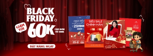 Mẫu thiết kế Ảnh bìa Facebook Black friday giảm giá 1778009749