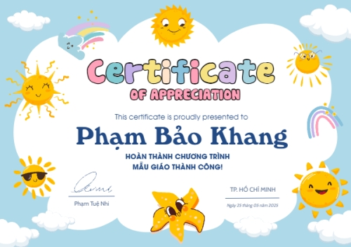 Mẫu thiết kế Bằng khen Quốc tế thiếu nhi, trẻ em,1/6, International Children's Day, children, giáo dục, education, school, trường họ 1778447170
