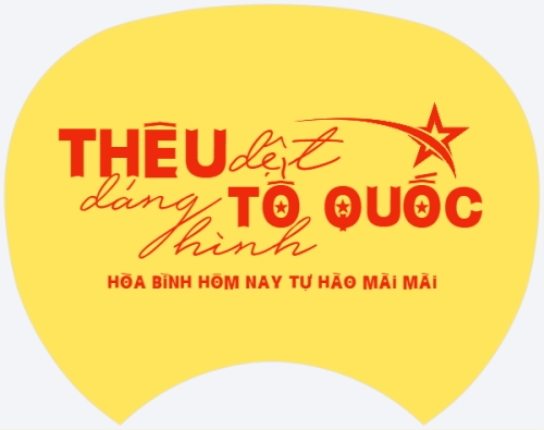 Mẫu thiết kế Quạt cầm tay Thêu dệt dáng hình Tổ quốc 30/4 1778459583