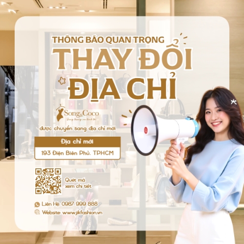 Mẫu thiết kế Bài post MXH vuông Thông báo thay đổi địa chỉ 1777575546