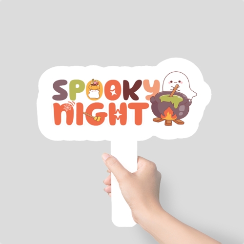 Mẫu thiết kế Hashtag cầm tay Halloween, lễ hội ma quái, sự kiện, event, dễ thương, cute, chibi, hoạt hình, cartoon 1777610060