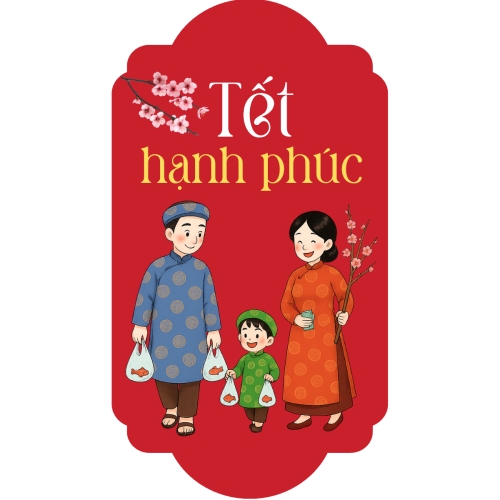 Mẫu thiết kế Tag giấy Tết hạnh phúc 1778442915