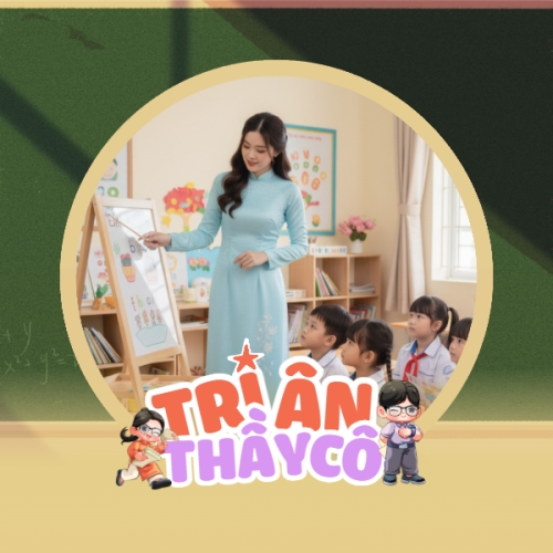 Mẫu thiết kế Ảnh đại diện - Avatar Tri ân thầy cô 1777570802