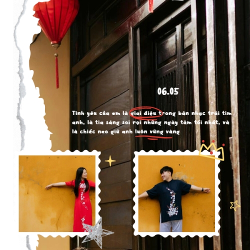 Mẫu thiết kế Photobook vuông Couple, cặp đôi, người yêu, lover, tình yêu, love, đơn giản, simple, cute, dễ thương 1778451606