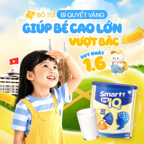 Mẫu thiết kế Bài post MXH vuông Giúp bé cao lớn vượt bậc 1778837004