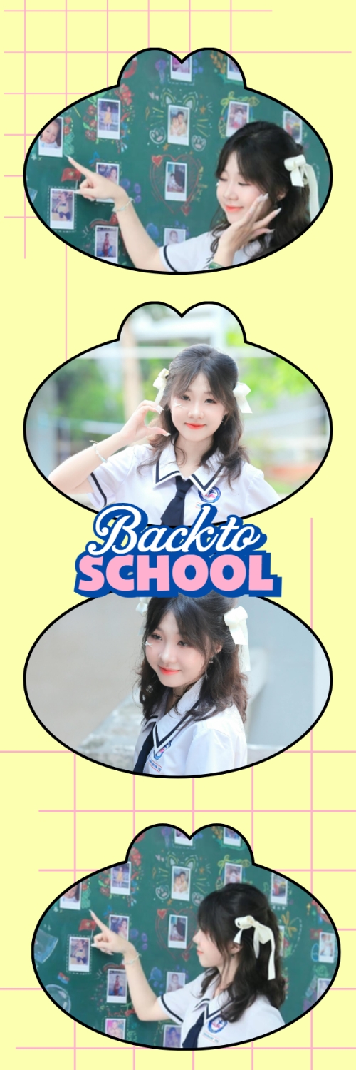 Mẫu thiết kế Bộ Ảnh Photobooth Tựu trường, đến trường, nhập học, giáo dục, education, school, trường học, hiện đại, modern 1779990869