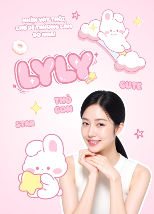 Mẫu thiết kế Sổ tay Thỏ, bunny, rabbit, idol, thần tượng, cá nhân, personal style, cute, dễ thương, hoạt hình 1778438786