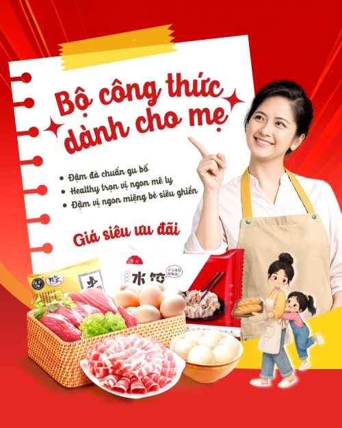 Mẫu thiết kế Bài post MXH dọc Bộ công thức dành cho mẹ 1778446518