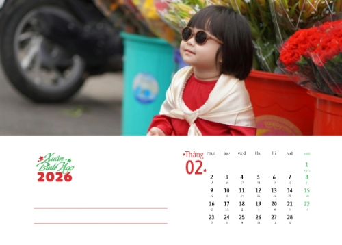 Mẫu thiết kế Lịch để bàn Tết, Xuân, Bính Ngọ, năm 2026, 2026, hiện đại, sang trọng, modern 1778442336