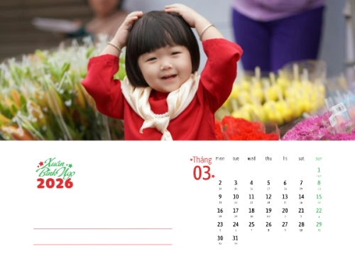 Mẫu thiết kế Lịch để bàn Tết, Xuân, Bính Ngọ, năm 2026, 2026, hiện đại, sang trọng, modern 1778442336