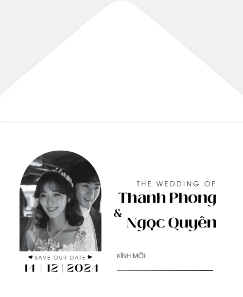 Mẫu thiết kế Bao thiệp cưới Harmony, hiện đại, sang trọng, morden 1779384041