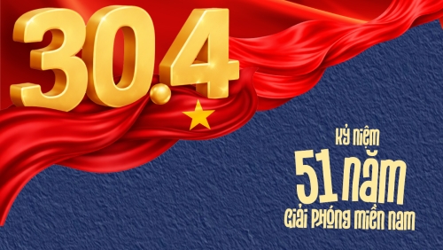 Mẫu thiết kế Hình nền máy tính Mừng ngày Giải phóng miền Nam, thống nhất đất nước 1777589839